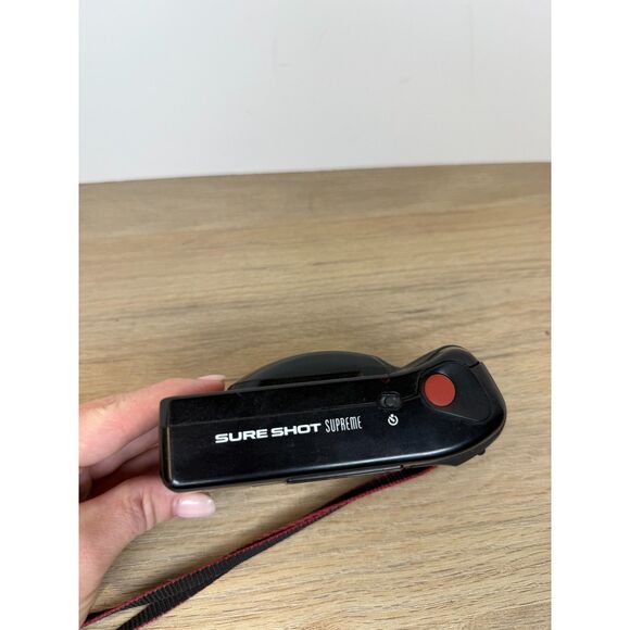 Untested Canon Autoboy 3 Point and Shoot Film Camera Black 35mm Vintage - Picture 4 of 6